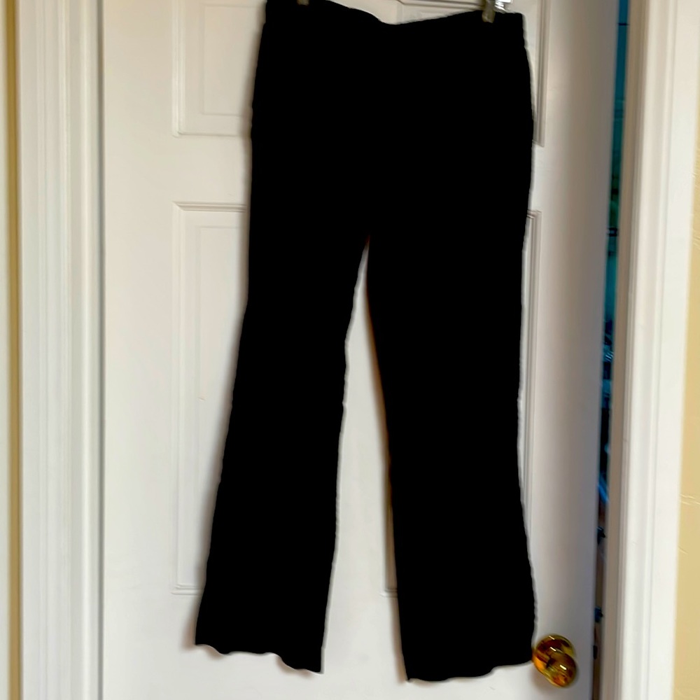 Black linen trousers, S, Allen Allen